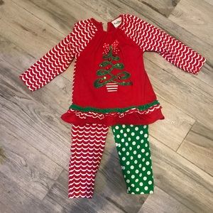 Rare Editions Christmas outfit set